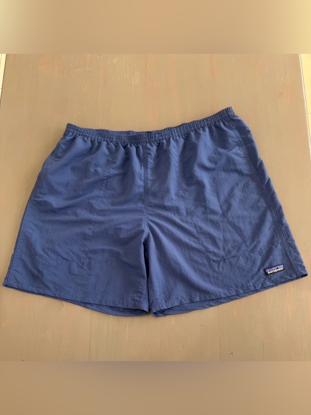 NWT Patagonia Men's Baggies Longs Shorts 7" Inseam Blue Size XXL Gorpcore Hiking